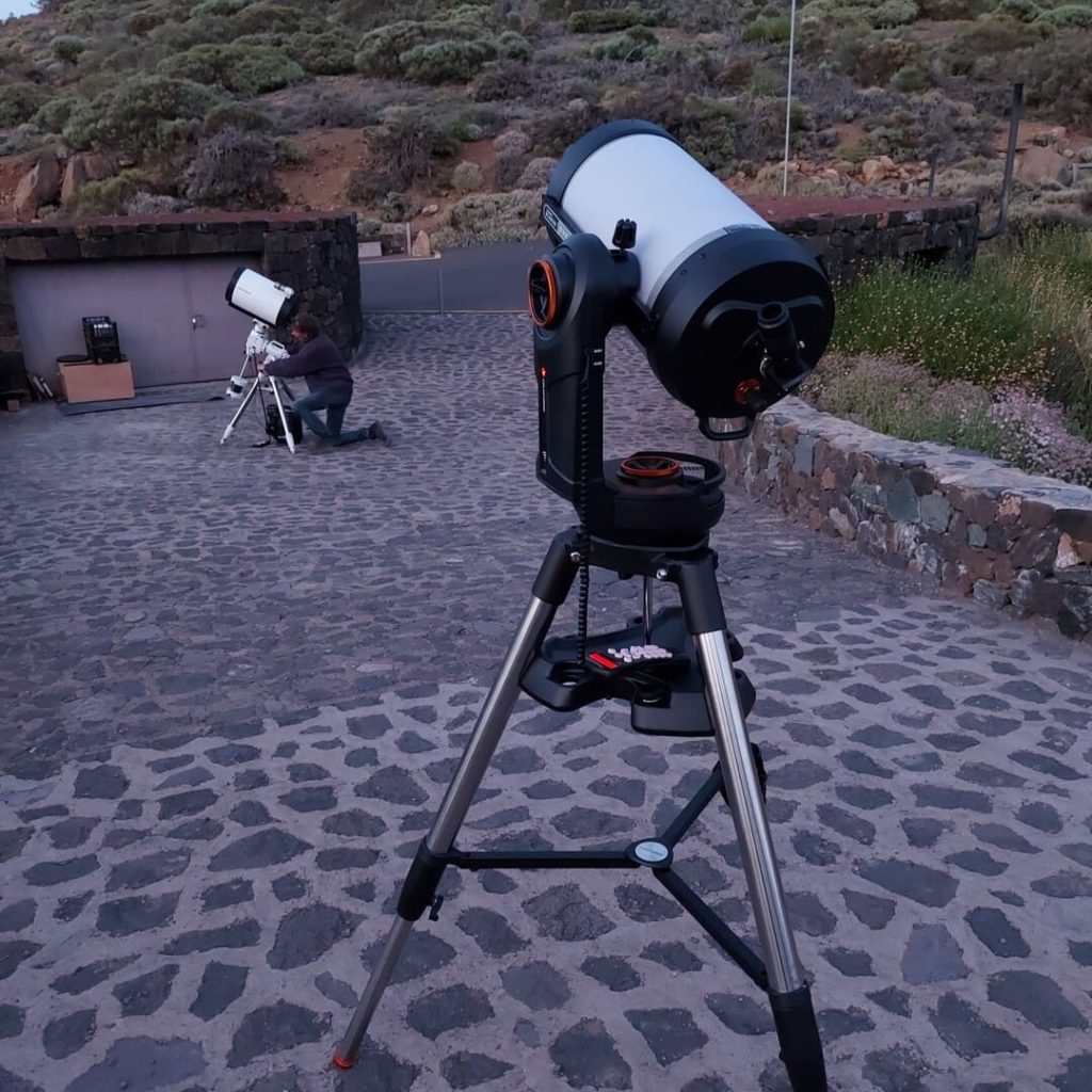 Pozorování hvězd v parku Teide