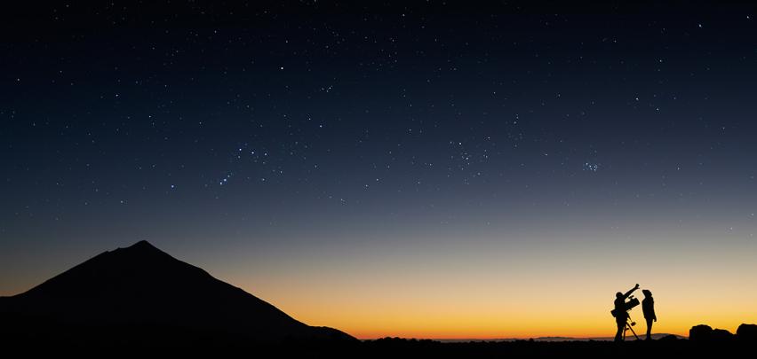 Astronomické pozorování hvězd na Teide